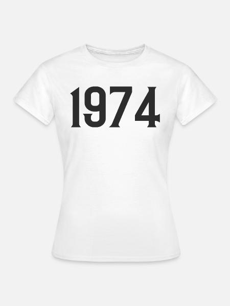 1974 - Frauen T-Shirt - Weiß