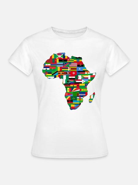 collection afrique - T-shirt Femme - blanc