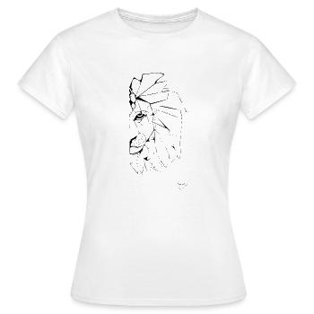Lion in Zion* - T-shirt Femme - blanc - Devant - AI Model Female 172 dark (172cm)