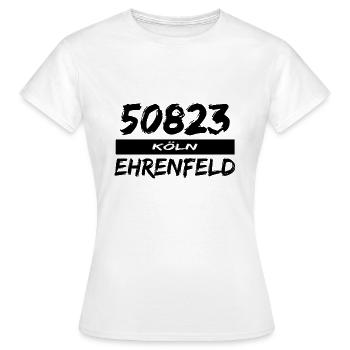 50823 Cologne Ehrenfeld - T-shirt Femme - blanc - Devant - AI Model Female 172 dark (172cm)