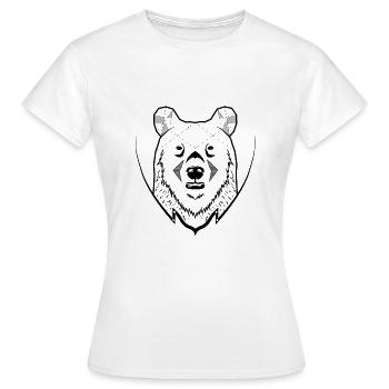 tragen - Frauen T-Shirt - Weiß - Vorne - AI Model Female 172 dark (172cm)