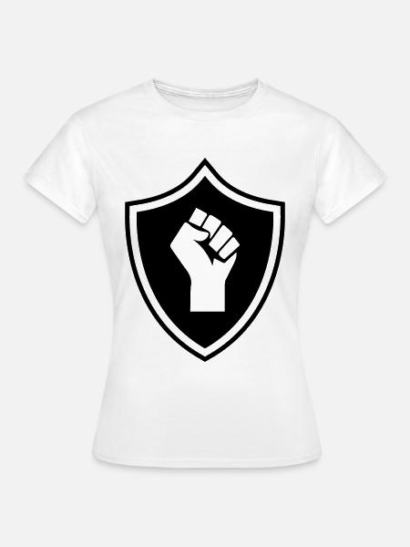 Hand Wappen - Frauen T-Shirt - Weiß