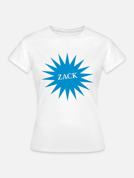 zack - Frauen T-Shirt - Weiß
