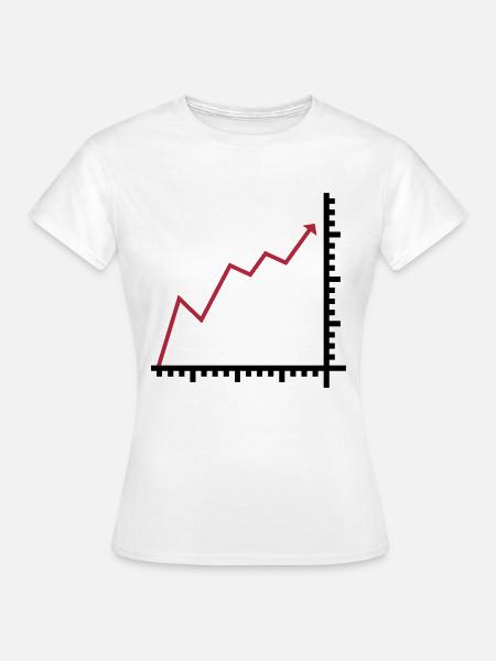 Diagramm - Frauen T-Shirt - Weiß