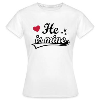 i love my boyfriend Liebe Freund boyfriend - Frauen T-Shirt - Weiß - Vorne - AI Model Female 172 dark (172cm)