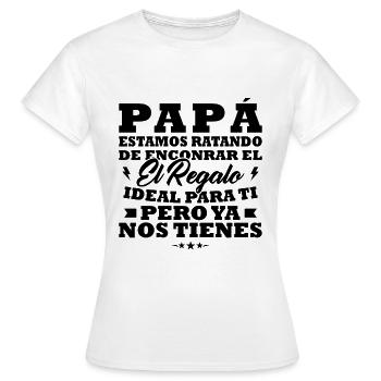 Dad, I've tried to find you the best gift - Women's T-Shirt - white - Front - AI Model Female 172 dark (172cm)