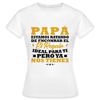 Dad, I've tried to find you the best gift - Women's T-Shirt - white - Front - AI Model Female 172 dark (172cm)