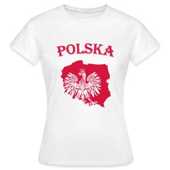 Polish eagle - Women's T-Shirt - white - Front - AI Model Female 172 dark (172cm)