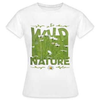 Nature sauvage - T-shirt Femme - blanc - Devant - AI Model Female 172 dark (172cm)