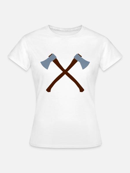 Axt - Frauen T-Shirt - Weiß