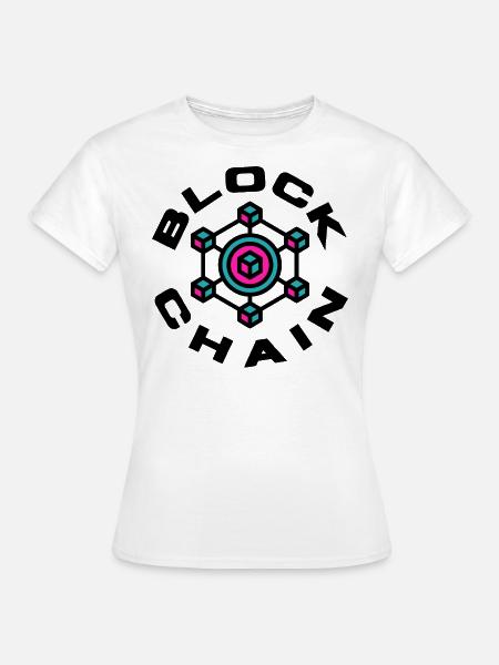 BlockChain - Frauen T-Shirt - Weiß