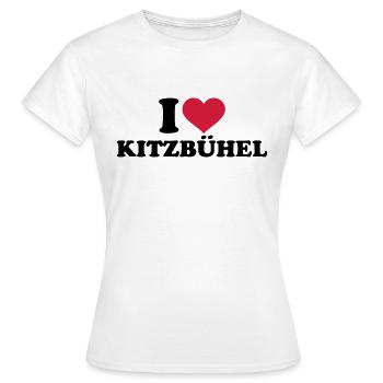 I love Kitzbühel - T-shirt Femme - blanc - Devant - AI Model Female 172 dark (172cm)