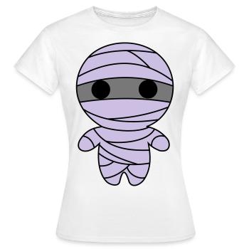 momie - T-shirt Femme - blanc - Devant - AI Model Female 172 dark (172cm)