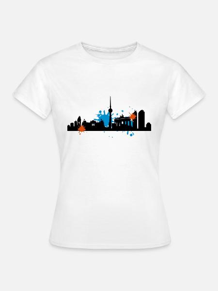 Berlin Skyline - Women's T-Shirt - white
