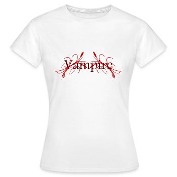 vampire - Frauen T-Shirt - Weiß - Vorne - AI Model Female 172 dark (172cm)