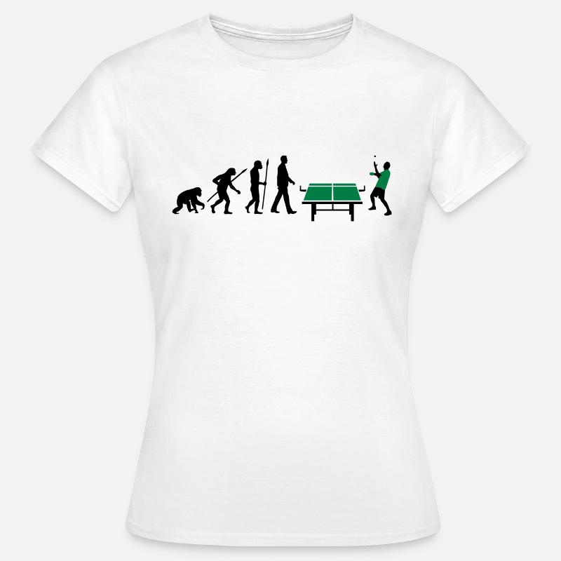 evolution_table_tennis_072012_a_2c - Women's T-Shirt - white