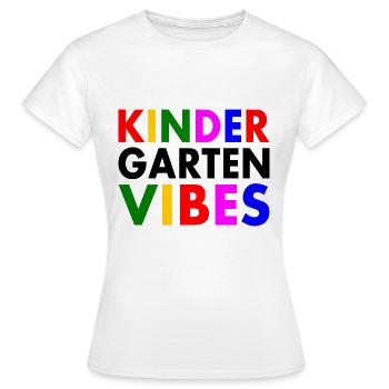 kindergarten vibes - T-shirt Femme - blanc - Devant - AI Model Female 172 dark (172cm)