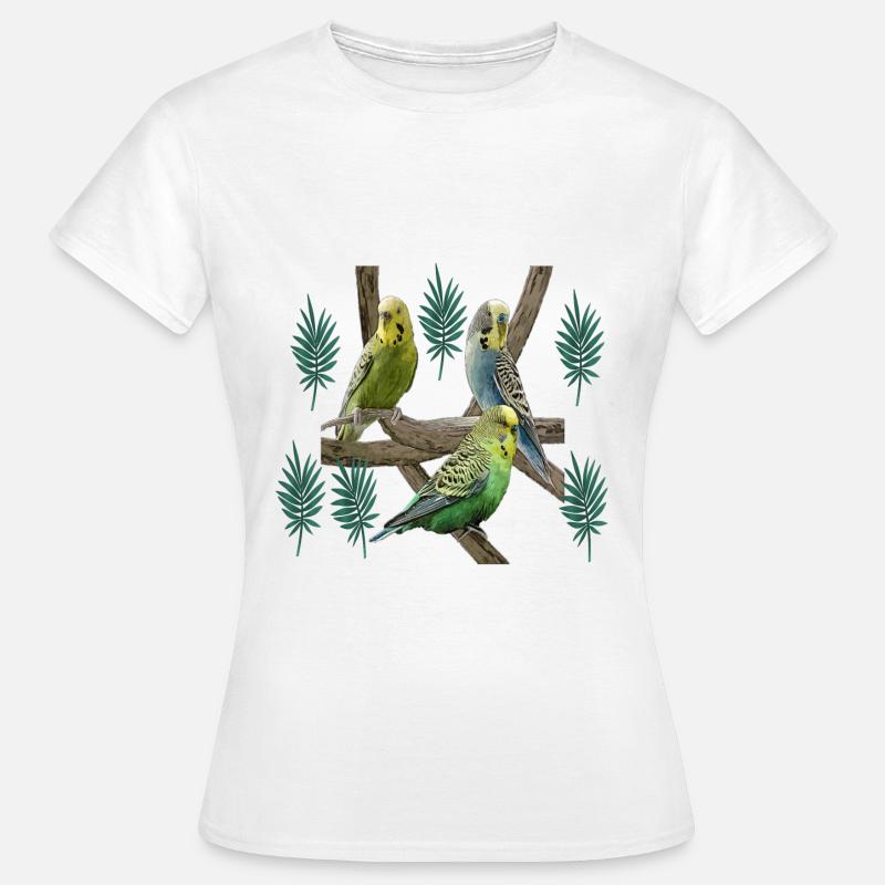 Budgerigar - Women's T-Shirt - white