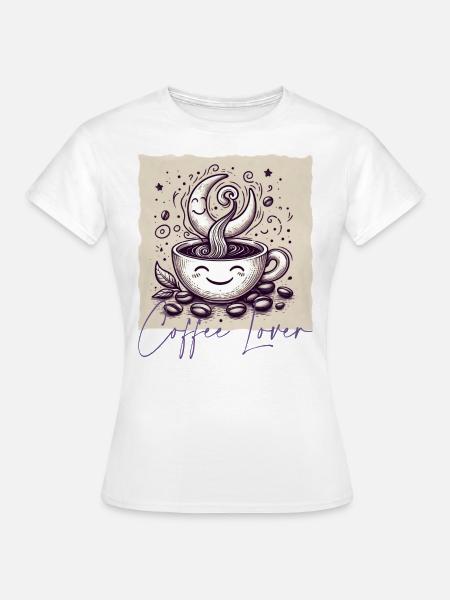 Coffee - Frauen T-Shirt - Weiß