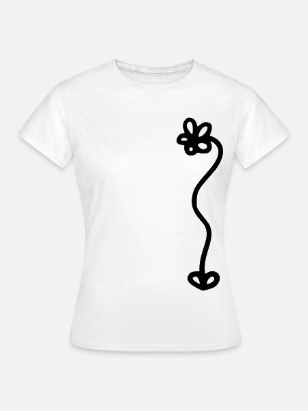 Augsburgblume - Frauen T-Shirt - Weiß