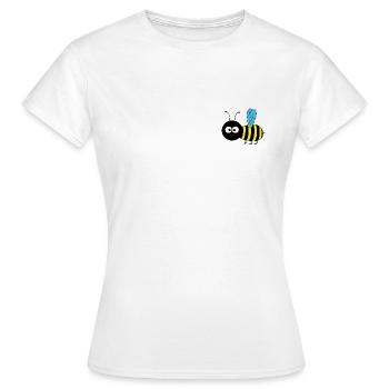 Bee - Women's T-Shirt - white - Front - AI Model Female 172 dark (172cm)