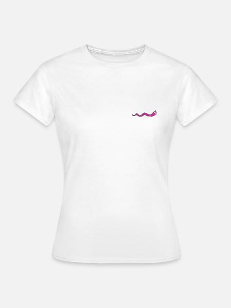 Regenwurm - Frauen T-Shirt - Weiß