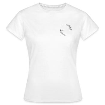 Rahmen blume - Frauen T-Shirt - Weiß - Vorne - AI Model Female 172 dark (172cm)