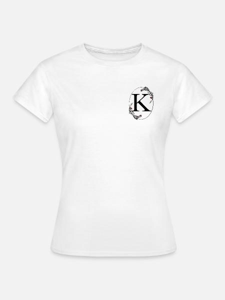 Buchstabe K - Frauen T-Shirt - Weiß