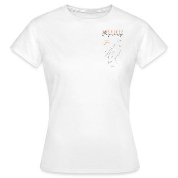 Yoga - Respirez Expirez - T-shirt Femme - blanc - Devant - AI Model Female 172 dark (172cm)