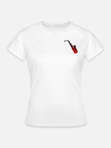 Saxophone - Women's T-Shirt - white