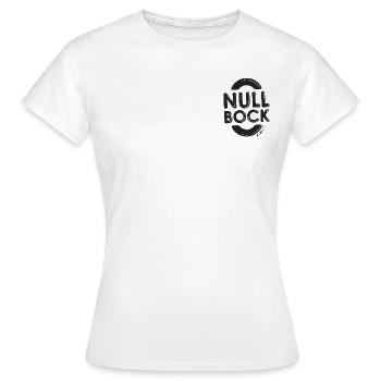 Null Bock - Frauen T-Shirt - Weiß - Vorne - AI Model Female 172 dark (172cm)