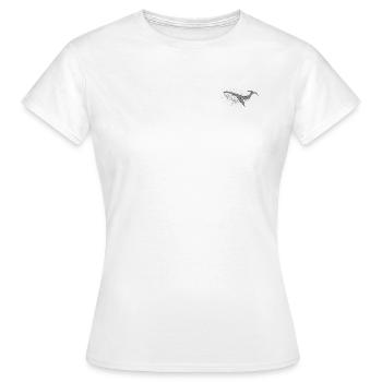 Sparkly whale - Frauen T-Shirt - Weiß - Vorne - AI Model Female 172 dark (172cm)