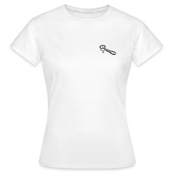 Coffee screen carrier - Women's T-Shirt - white - Front - AI Model Female 172 dark (172cm)
