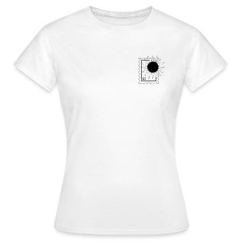 Briefmarke sonne - Frauen T-Shirt - Weiß - Vorne - AI Model Female 172 dark (172cm)