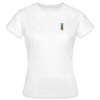 Ananas | Ananas - T-shirt Femme - blanc - Devant - AI Model Female 172 dark (172cm)