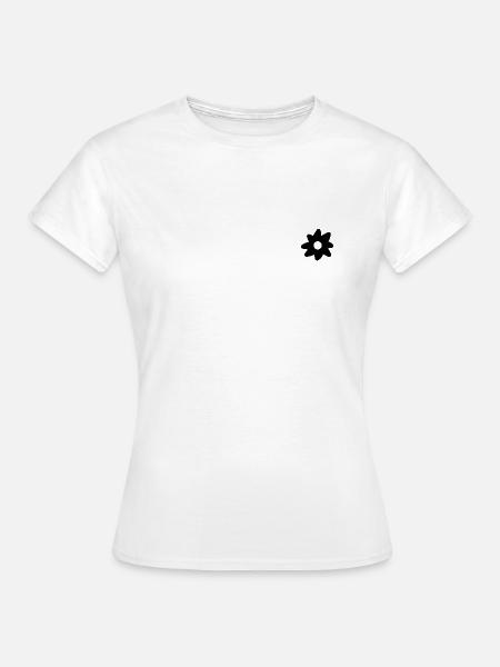 Blume Blumendesign Blumenkranz - Frauen T-Shirt - Weiß
