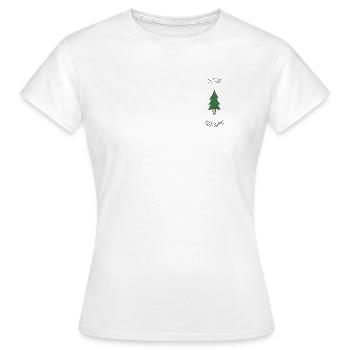 Je suis sapin - T-shirt Femme - blanc - Devant - AI Model Female 172 dark (172cm)