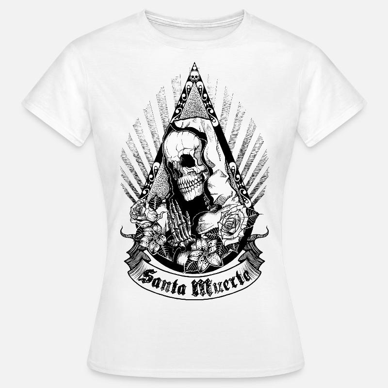 Santa Muerte - Maglietta da donna - bianco