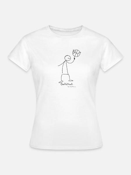 Basketball. - Frauen T-Shirt - Weiß
