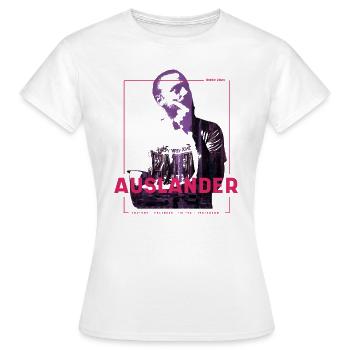 Auslander Double Expo - Frauen T-Shirt - Weiß - Vorne - AI Model Female 172 dark (172cm)