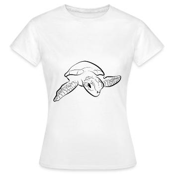 Turtle Turtle - Women's T-Shirt - white - Front - AI Model Female 172 dark (172cm)
