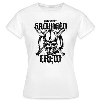 L'équipage des canailles B - T-shirt Femme - blanc - Devant - AI Model Female 172 dark (172cm)