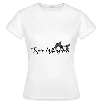 Tapir Zootier - Frauen T-Shirt - Weiß - Vorne - AI Model Female 172 dark (172cm)