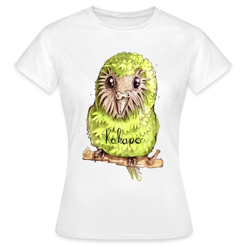 Kakapo Bird - The Parrot from New Zealand - Women's T-Shirt