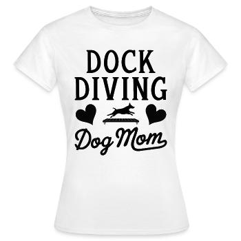 Dock Diving Spruch Dog Diving Dock Diving Geschenk - Frauen T-Shirt - Weiß - Vorne - AI Model Female 172 dark (172cm)