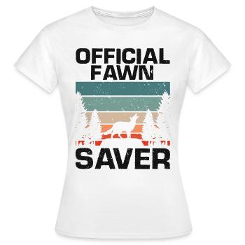 Conception de coyote pour les réacteurs de coyote - T-shirt Femme - blanc - Devant - AI Model Female 172 dark (172cm)