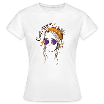 Golf Mom Trendsport Abschlag Golfschläger Golfbahn - Frauen T-Shirt - Weiß - Vorne - AI Model Female 172 dark (172cm)