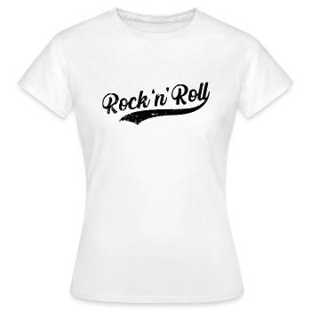 Rock 'n' Roll Musikstil Gitarre Genre - Frauen T-Shirt - Weiß - Vorne - AI Model Female 172 dark (172cm)