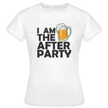Je suis l’after Party Celebrations Dance Music - T-shirt Femme - blanc - Devant - AI Model Female 172 dark (172cm)