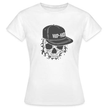 Hip Hop Cappi Music Genre Rap - Women's T-Shirt - white - Front - AI Model Female 172 dark (172cm)